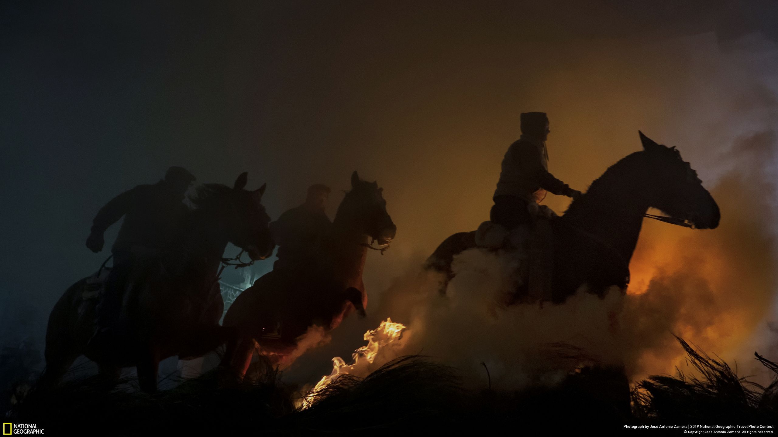 Third place, People, 'Horses'. Photo: José Antonio Zamora.